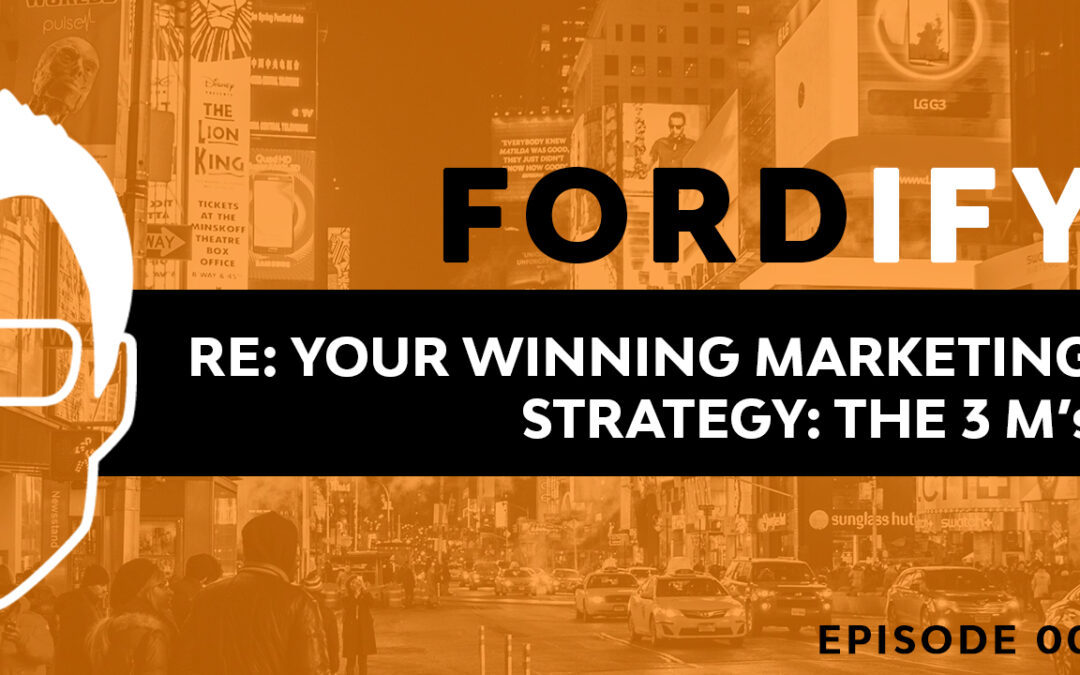 RE: Your Winning Marketing Strategy